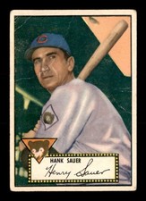 1952 Topps #35 Hank Sauer   G/VG X2945524