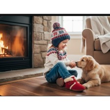 Pantofole Toddlers' Wicked Good rosse taglia 7 bambino usate in ottime condizioni