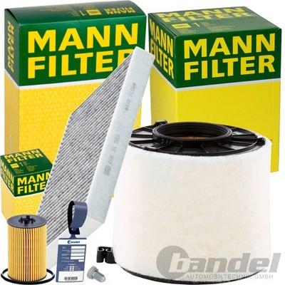 MANN FILTER INSPEKTIONSPAKET passend für 30-40+2.0TDI A4 B9 A5 F5E/P/F  Q5 FYB/G