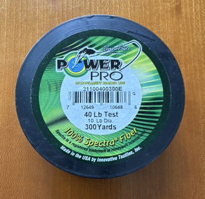 #ad Fishing Line Power Pro Spectra Braided 40LB 300YD Green $20.00