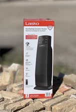 LASKO Oscillating 22” Ceramic Tower Space Heater 1500W Remote Control 12hr-Timer