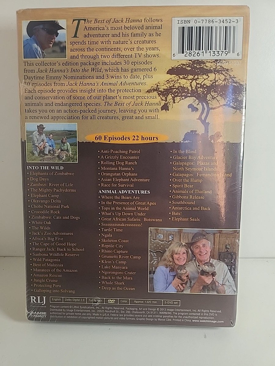 (未使用･未開封品)Jack Hanna's Animal Adventures [DVD] JACK HANNA'S ANIMAL ADVENTURES ~ Volume #1 ~ DVD | eBay