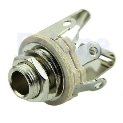 5pcs Professional Stereo Output 1/4'' 6.35mm Jacks For Guitar Switch Repairs AL #
