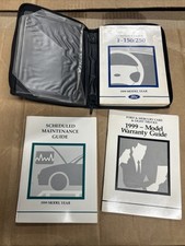 Camión Ford F-150 F-250 1999 conjunto manual del propietario guía con estuche de almacenamiento con cremallera