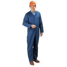 RED KAP CT10NV LN 44 Coverall,Chest 44In.,Navy 8AA34
