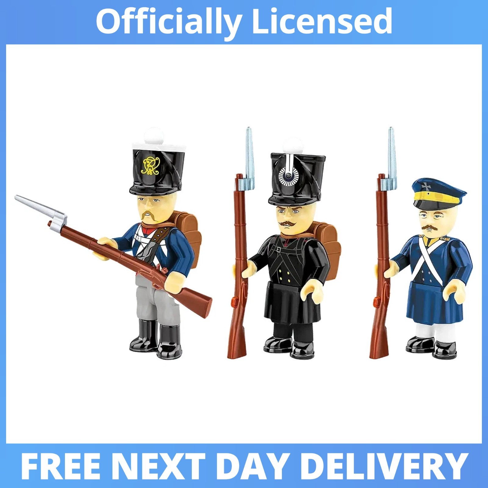 COBI-20094 Napoleon Wars Prussian Infantry Soldiers Building Brick Model 39pcs
