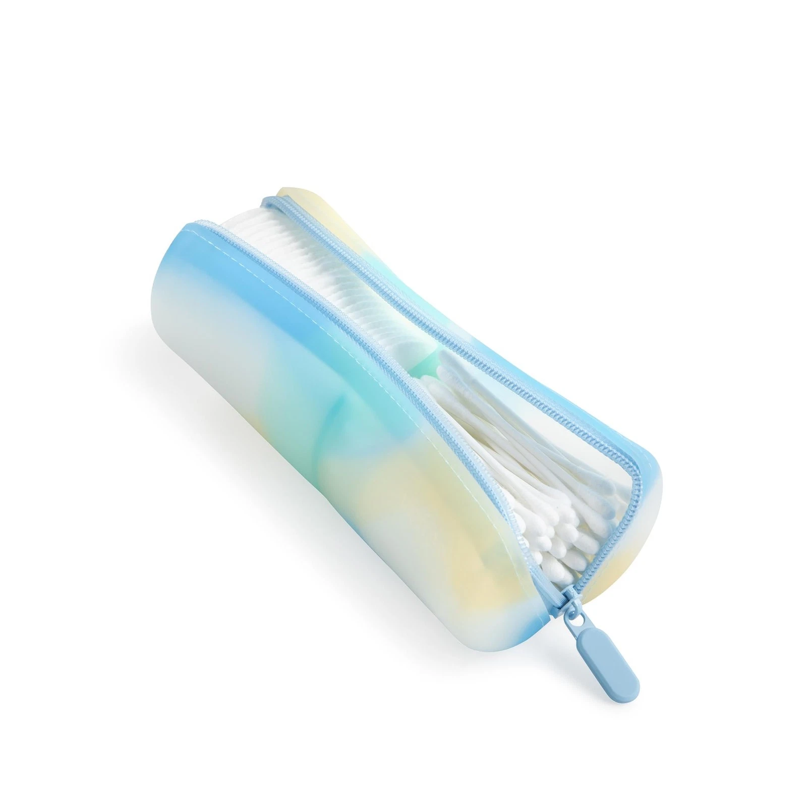 Cotton Round Swab Travel Case, 2 in 1 Portable Hair Accessories Organizer, Ha...