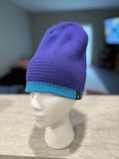 Nike Jordan Purple/turqoise Jordan Beanie 686941-479 Reversible