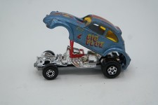 Vintage 1972 Matchbox Vw Bug Beetle Streaker Volkswagen Big Blue Used Dragster