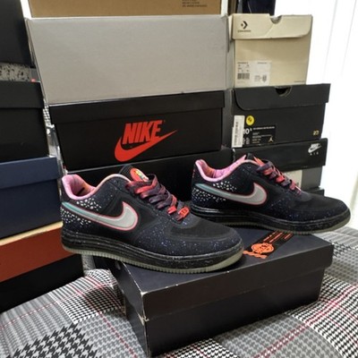 Nike Lunar Force 1 Fuse PRM QS Area 72 Galaxy Black/Reflect Silver 596727-001