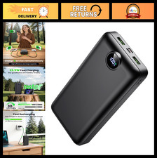 High-Capacity 50000mAh Portable Charger Power Bank, Fast Charging USB C, 3 Outpu