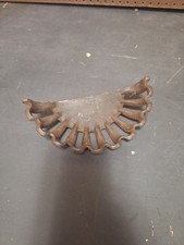Cast Iron Shell Soap Dish Vintage Style Farmhouse Bathroom Decor Rustic Tray