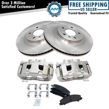 Front Brake Calipers Pads & Rotors Fits 08-09 Buick LaCrosse 06-11 Lucerne DTS