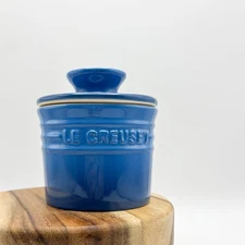 Le Creuset French Butter Bell Crock Ombre Marseille Blue 1136