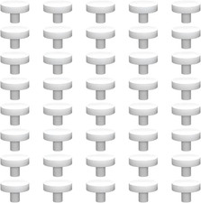 Ceramic White Coralline Coral Frag Plugs Coral Frag Base Round/Big Size Round/He