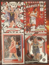 WNBA Indiana Fever 4 Card Lot (Clark,Mitchell,Boston,Hull) NM