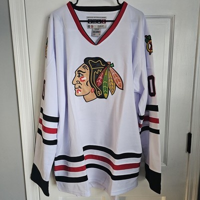 Clark Griswold 00 Chicago Blackhawks NHL Jersey White 5XL  Christmas Vacation