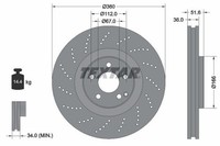 2 X Bremsscheibe Textar 92283905 FüR Mercedes-Benz