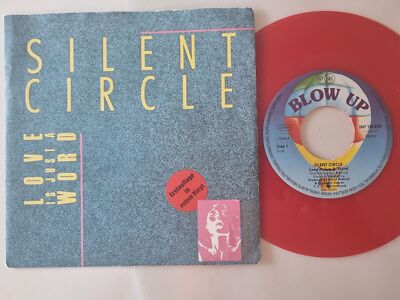 Silent Circle - Love Is Just A Word 7'' Vinyl Germany RED VINYL