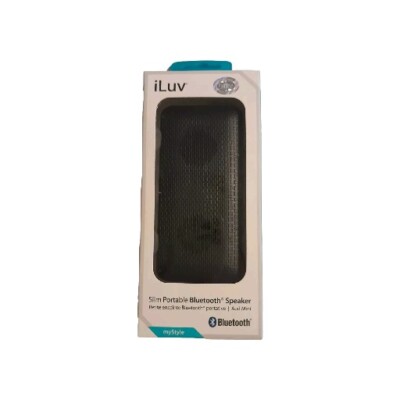 iluv Tragbarer Slim Bluetooth Lautsprecher Wiederaufladbar