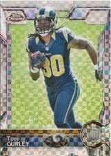 2015 Topps Chrome Todd Gurley II #110 Running with Football RC