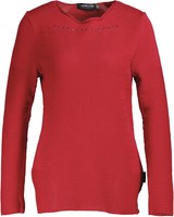 Neu ! Capuccino Damen Pullover Rot Gr. 38
