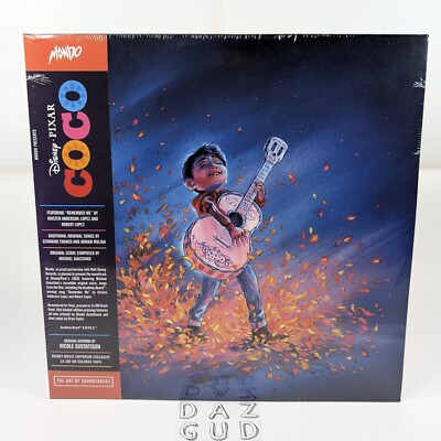 coco COCO Soundtrack 2LP CLOUDY ORANGE Vinyl Mondo Disney