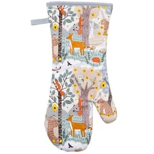 Ulster Weavers Wildwood Forest Animals Cotton Polyester Padded Long Oven Mitt