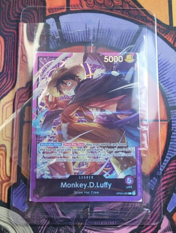 Monkey D Luffy OP05-060 Leader Sound Loader Promo One Piece Card