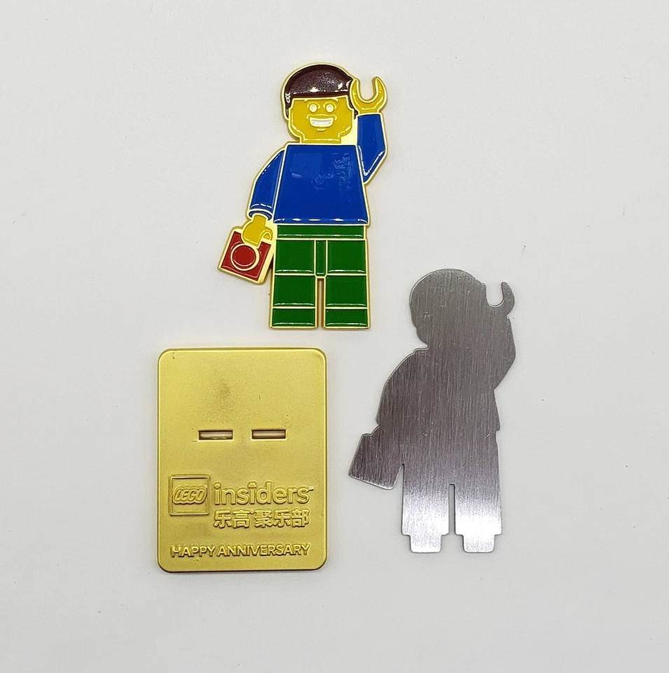 Lego Insiders Gold Metal Trophy Anniversary Statue Employee Gift Promo Rare!! - Image 4 of 4