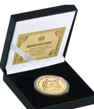 Dogecoin Physical Token In Velvet Gift Box Cryptocurrency Limited To 1,000 Pcs.