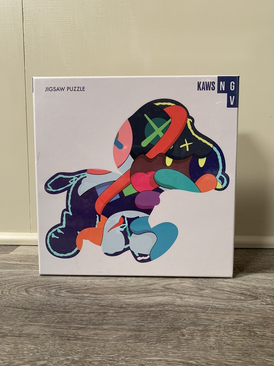 MEDICOM TOY - 絶版 Kaws パズル Pazzle stay steady 1000 NGV KAWS NGV Puzzle Stay Steady 1000 Pieces Rare Sold Out In