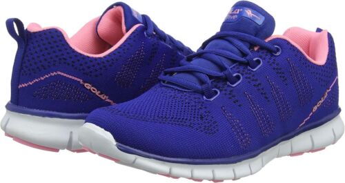 Gola Women's Tempe Fitness Shoes Trainers Pink & Blue Size 6 39 - 第 1/12 張圖片