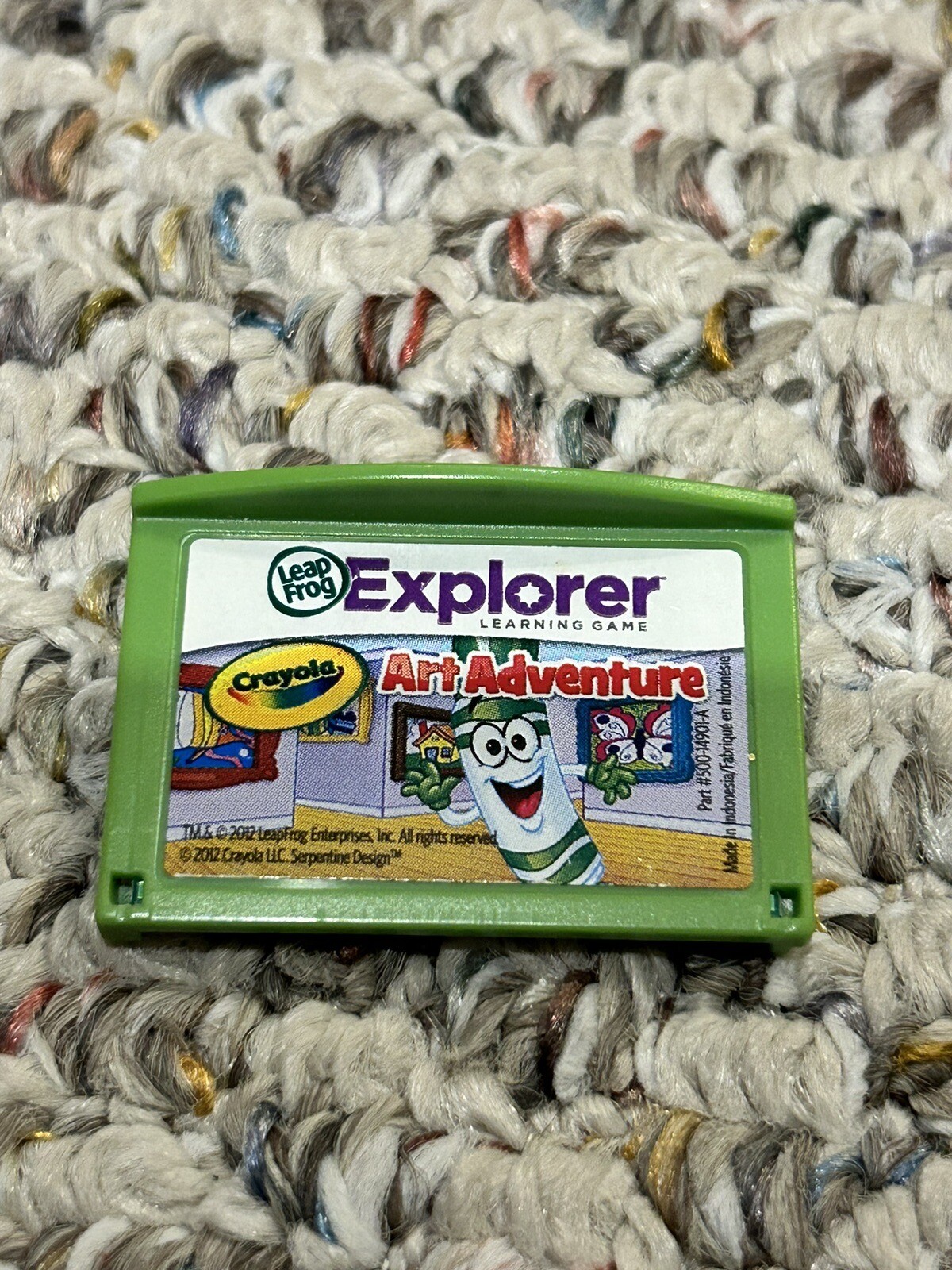 LeapFrog Leapster Explorer GS LeapPad CRAYOLA ART ADVENTURE Game Cart