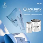 Victoria Vynn Quick Trick Transparent Nail Forms UV Gel Extension Template NEW