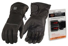 Milwaukee Leather WATERPROOF Woman's Heated Gauntlet Glove w/ I Touch Fingers