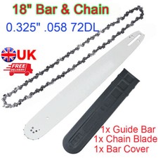 18" Inch Bar Chainsaw Chain Saw Fits HUSQVARNA PARTNER 72 325 058 Semi Chisel UK