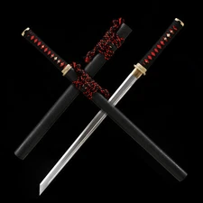 31'' Wakizashi Japanese Samurai Katana Ninjato Sword Ninja T10 Steel Sharp