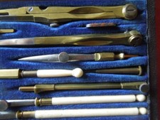 J4636 ANTIQUE COMPAS SUPERIEURS SGDG BREVETE UNUSED SEE DESC