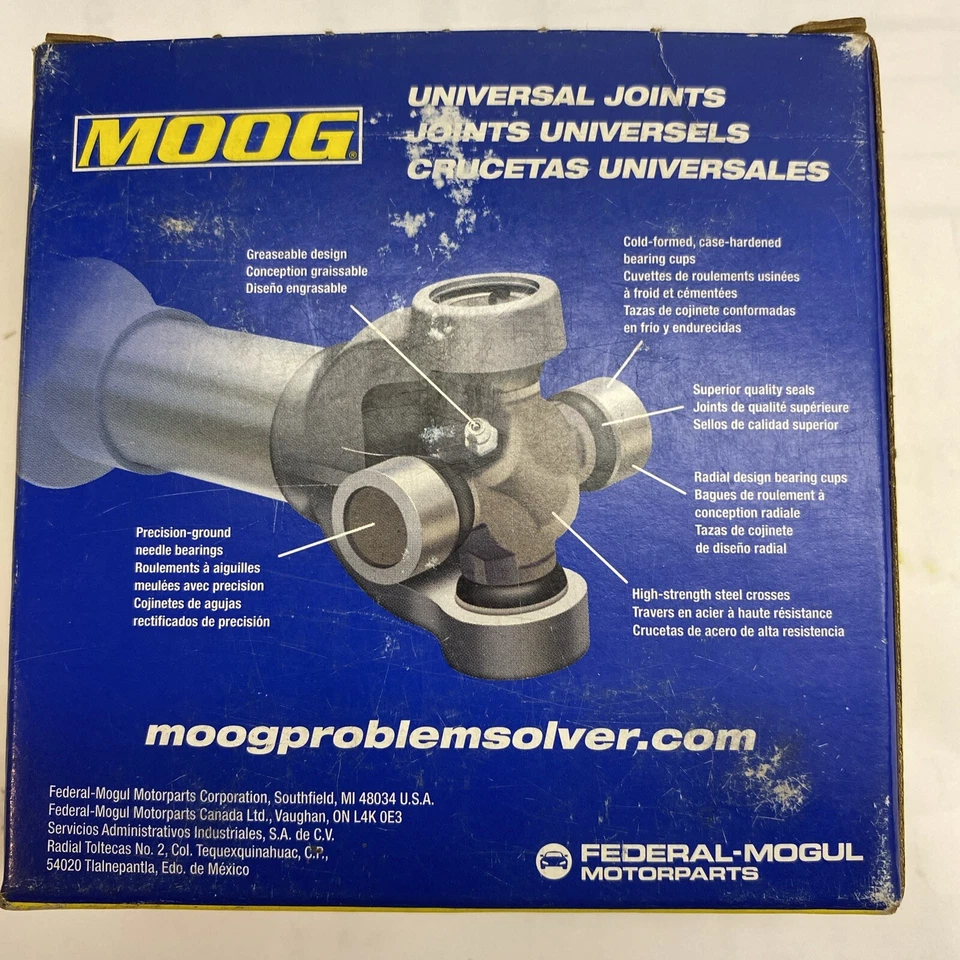 Junta universal MOOG 430 para modelos seleccionados de Ford Mercury 60-89 hecha en EE. UU. Foto 2 de 3