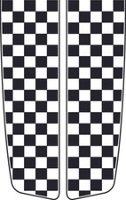 2 X Racing Stripes Bonnet Graphics Vinyl Stickers Custom Car Van Decals Flag Med 2 X Racing Stripes Bonnet Graphics Vinyl Stickers Custom Car Van Decals Flag Med