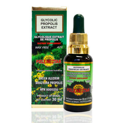 Polenectar Green Bee Propolis Liquid Wax Free Rejuvenates Cells Immune 30ml NEW