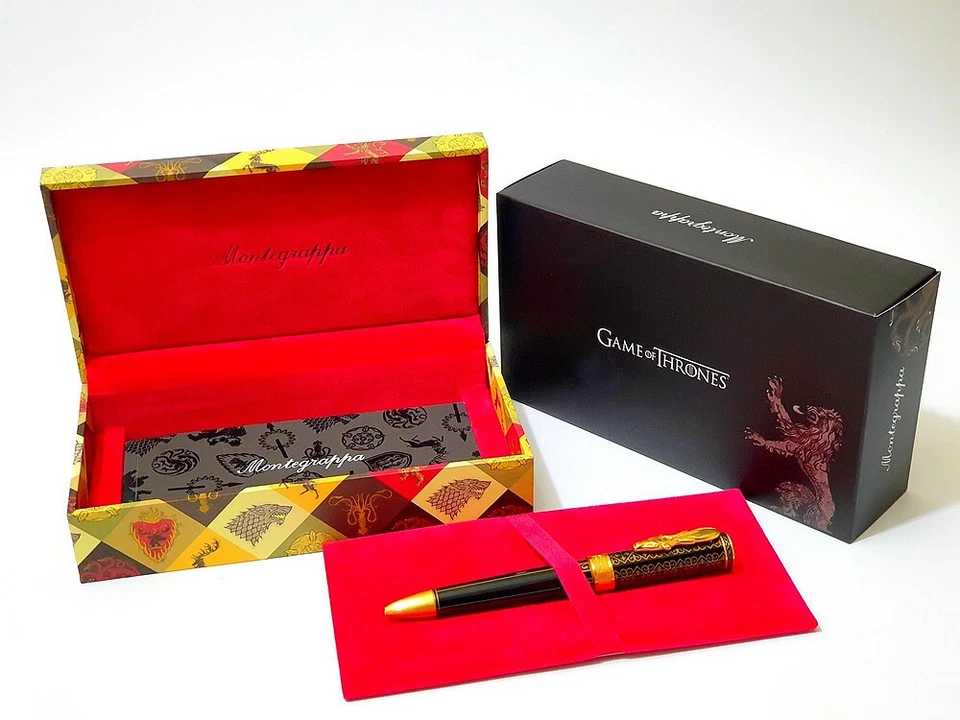 Montegrappa Game of Thrones Baratheon Ballpoint Pen Kugelschreiber Full Set NEU - Bild 3 von 4