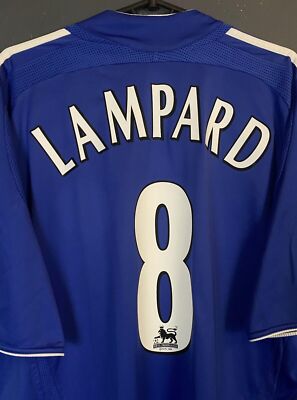 FRANK LAMPARD #8 MEN'S FC CHELSEA 2006/2007 SOCCER FOOTBALL SHIRT