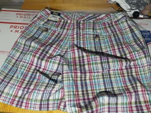 Pantalones Cortos de cuadros de algodón Bass para Mujeres