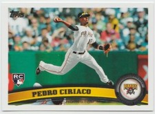 2011 Topps Baseball #238 Pedro Ciriaco RC - Pittsburgh Pirates