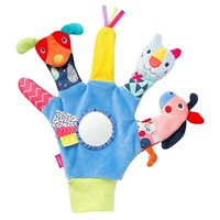 Fehn 055429 Spielhandschuh Color Friends Fingerpuppen Spielzeug Tiere Handpuppe✅