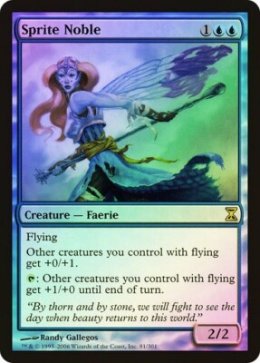 MTG - Sprite Noble - Foil - Zeitspirale - Magic the Gathering