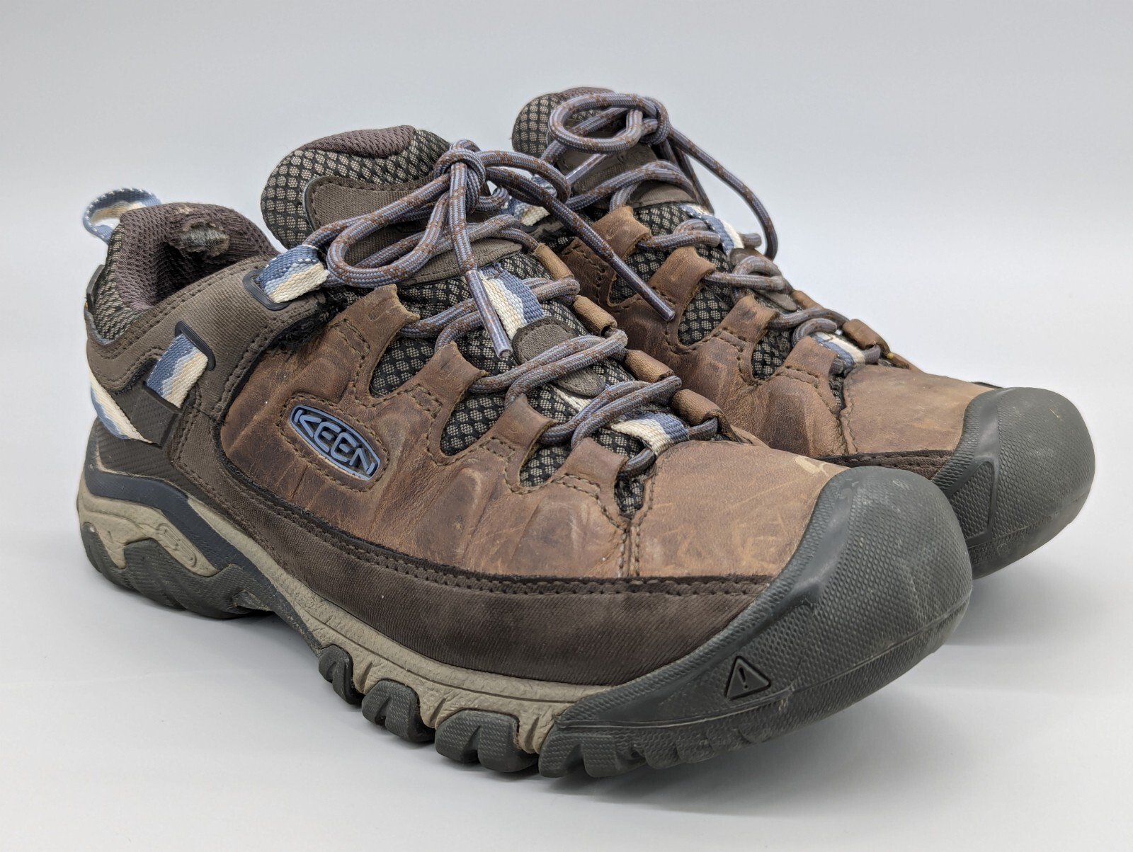 Scarpe da trekking Keen Targhee III WP marroni impermeabili in pelle 1024053 taglia 8 5