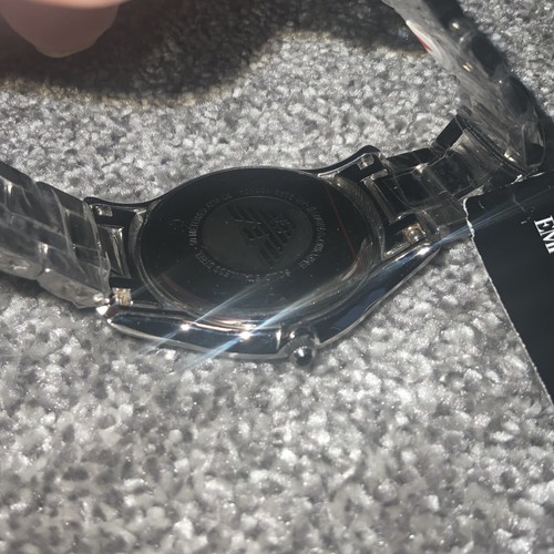 Armani - AR2022 - Super Slim - Black DIal - Stainless Steel - Mens - Watch - Picture 7 of 10